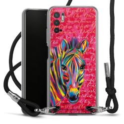 New Carry Case Transparent Stoff schwarz/silber