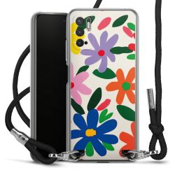 New Carry Case Transparent Stoff schwarz/silber