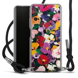 New Carry Case Transparent Stoff schwarz/silber