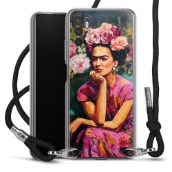 New Carry Case Transparent Stoff schwarz/silber