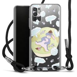 New Carry Case Transparent Stoff schwarz/silber