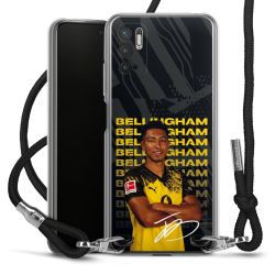 New Carry Case Transparent Stoff schwarz/silber