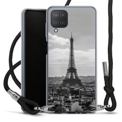 Carry Case Transparent Fabric black/silver