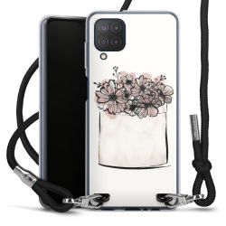 Carry Case Transparent Fabric black/silver