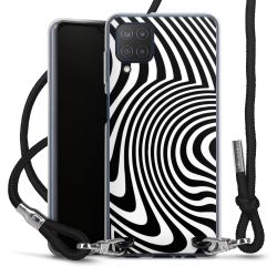 Carry Case Transparent Fabric black/silver