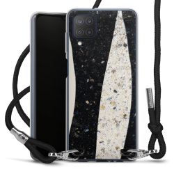 Carry Case Transparent Fabric black/silver