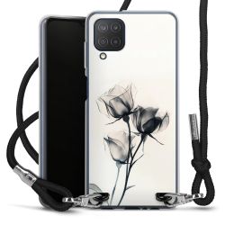 New Carry Case Transparent Stoff schwarz/silber