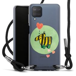 New Carry Case Transparent Stoff schwarz/silber