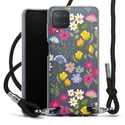 New Carry Case Transparent Stoff schwarz/silber