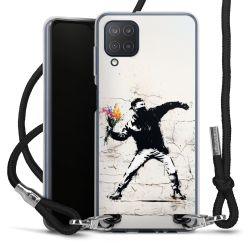 New Carry Case Transparent Stoff schwarz/silber