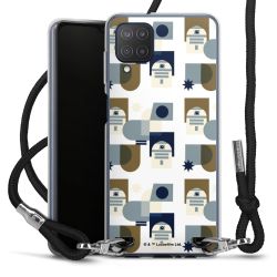 New Carry Case Transparent Stoff schwarz/silber