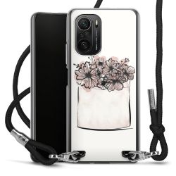 Carry Case Transparent Fabric black/silver