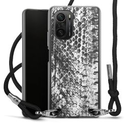 Carry Case Transparent Fabric black/silver