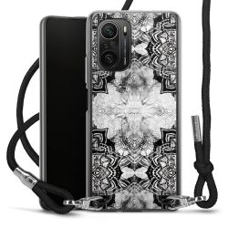 Carry Case Transparent Fabric black/silver