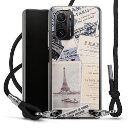 Carry Case Transparent Fabric black/silver