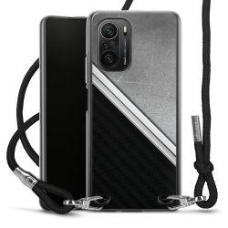 Carry Case Transparent Fabric black/silver