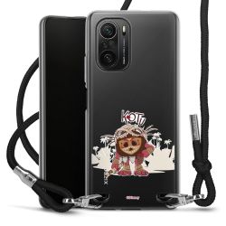 New Carry Case Transparent Stoff schwarz/silber