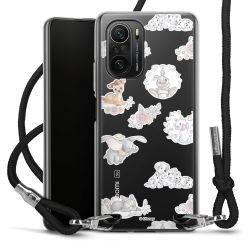 New Carry Case Transparent Stoff schwarz/silber