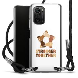 New Carry Case Transparent Stoff schwarz/silber