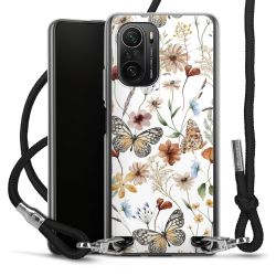 New Carry Case Transparent Stoff schwarz/silber