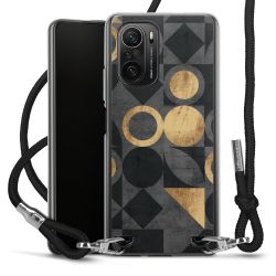 New Carry Case Transparent Stoff schwarz/silber