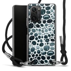 New Carry Case Transparent Stoff schwarz/silber