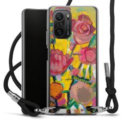 New Carry Case Transparent Stoff schwarz/silber