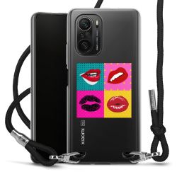 New Carry Case Transparent Stoff schwarz/silber