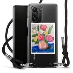 New Carry Case Transparent Stoff schwarz/silber