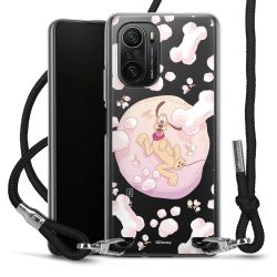 New Carry Case Transparent Stoff schwarz/silber