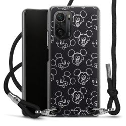 New Carry Case Transparent Stoff schwarz/silber