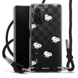 New Carry Case Transparent Stoff schwarz/silber