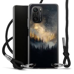 New Carry Case Transparent Stoff schwarz/silber