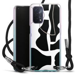 Carry Case Transparent Fabric black/silver