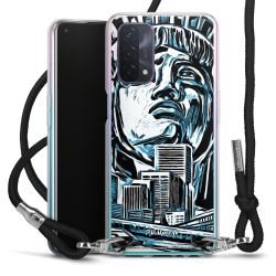 Carry Case Transparent Fabric black/silver