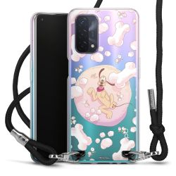 New Carry Case Transparent Stoff schwarz/silber