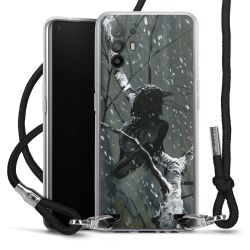 Carry Case Transparent Fabric black/silver