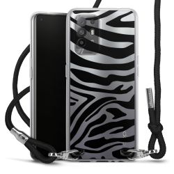 Carry Case Transparent Fabric black/silver