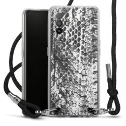 Carry Case Transparent Fabric black/silver