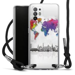 Carry Case Transparent Fabric black/silver