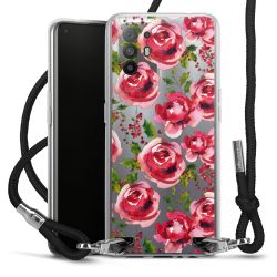 Carry Case Transparent Fabric black/silver