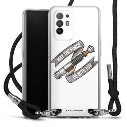 Carry Case Transparent Fabric black/silver