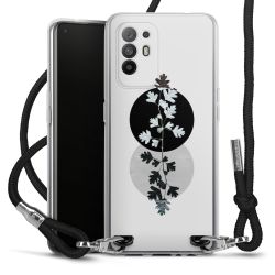 Carry Case Transparent Fabric black/silver