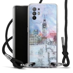 Carry Case Transparent Fabric black/silver