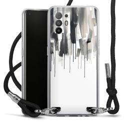 Carry Case Transparent Fabric black/silver