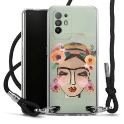 New Carry Case Transparent Stoff schwarz/silber