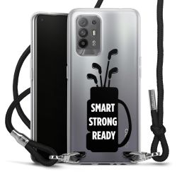 New Carry Case Transparent Stoff schwarz/silber
