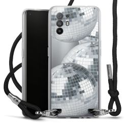 New Carry Case Transparent Stoff schwarz/silber