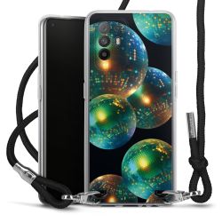 New Carry Case Transparent Stoff schwarz/silber