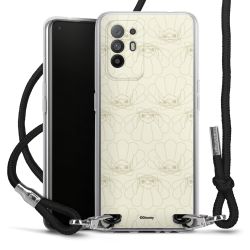 New Carry Case Transparent Stoff schwarz/silber